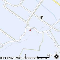 鳥取県西伯郡大山町平334周辺の地図