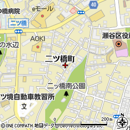 神奈川県横浜市瀬谷区二ツ橋町104-2周辺の地図
