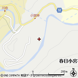 岐阜県揖斐郡揖斐川町春日小宮神1008周辺の地図