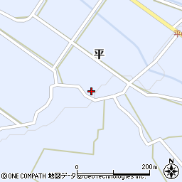 鳥取県西伯郡大山町平294周辺の地図
