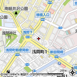 日宝コート浅間町周辺の地図