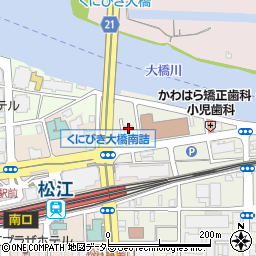 松江石油本社ビル周辺の地図