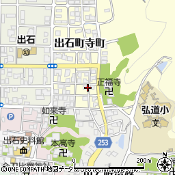 兵庫県豊岡市出石町寺町周辺の地図