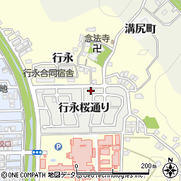 京都府舞鶴市行永桜通り2周辺の地図