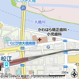 ゆうちょ銀行松江店 ＡＴＭ周辺の地図