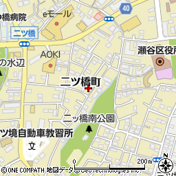 神奈川県横浜市瀬谷区二ツ橋町104-29周辺の地図