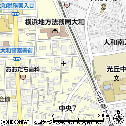 日本キリスト教会大和教会周辺の地図