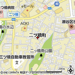 神奈川県横浜市瀬谷区二ツ橋町104周辺の地図