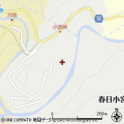 岐阜県揖斐郡揖斐川町春日小宮神1042周辺の地図