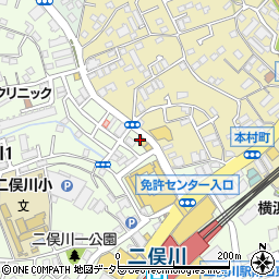 松屋 二俣川店周辺の地図