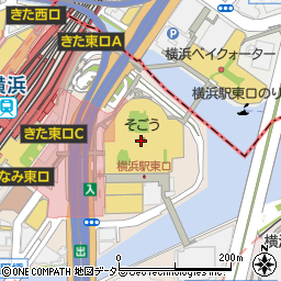 そごう横浜店周辺の地図