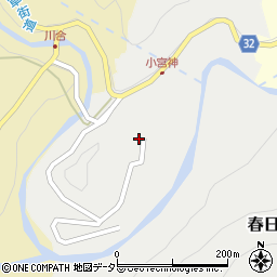 岐阜県揖斐郡揖斐川町春日小宮神1017周辺の地図