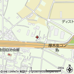 神奈川県厚木市金田638周辺の地図