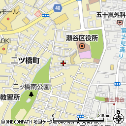 神奈川県横浜市瀬谷区二ツ橋町92周辺の地図