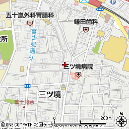 神奈川県横浜市瀬谷区三ツ境20-21周辺の地図