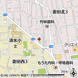 神奈川県厚木市妻田北3丁目1-51周辺の地図