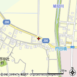 鳥取県東伯郡湯梨浜町門田301周辺の地図