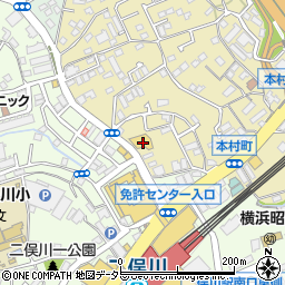無添くら寿司 二俣川駅前店周辺の地図