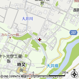 長野県飯田市長野原834周辺の地図
