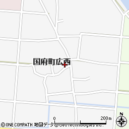 鳥取県鳥取市国府町広西186周辺の地図