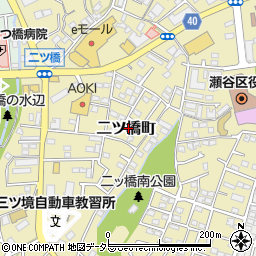 神奈川県横浜市瀬谷区二ツ橋町104-9周辺の地図