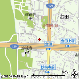 神奈川県厚木市金田277周辺の地図