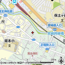 神奈川県横浜市保土ケ谷区仏向町293周辺の地図