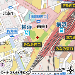 横浜高島屋周辺の地図