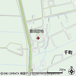 千葉県茂原市千町605-32周辺の地図