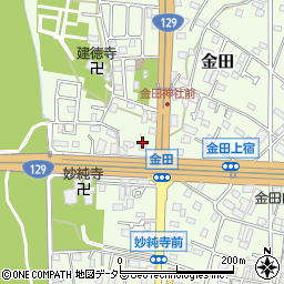 神奈川県厚木市金田472周辺の地図