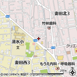 神奈川県厚木市妻田北3丁目1周辺の地図