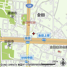 神奈川県厚木市金田478周辺の地図