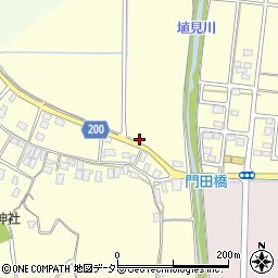 鳥取県東伯郡湯梨浜町門田302周辺の地図