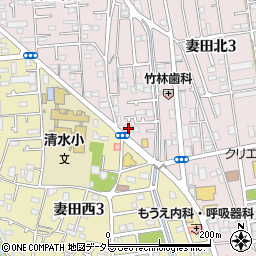 神奈川県厚木市妻田北3丁目1-7周辺の地図