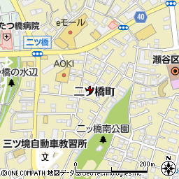 神奈川県横浜市瀬谷区二ツ橋町104-6周辺の地図