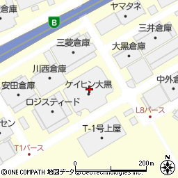 神奈川県横浜市鶴見区大黒ふ頭15-2周辺の地図