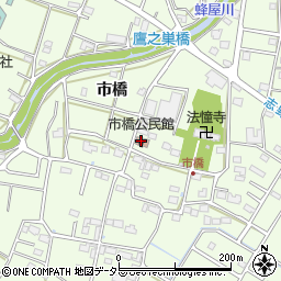 市橋公民館周辺の地図