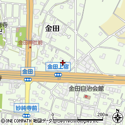 神奈川県厚木市金田495周辺の地図