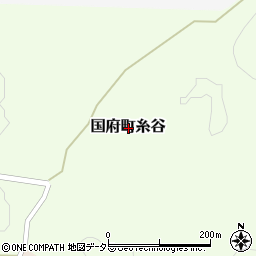 鳥取県鳥取市国府町糸谷周辺の地図