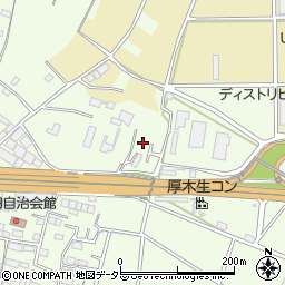 神奈川県厚木市金田1262-1周辺の地図