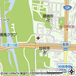 神奈川県厚木市金田284周辺の地図