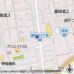 神奈川県厚木市妻田北3丁目15-1周辺の地図