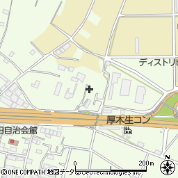 神奈川県厚木市金田637周辺の地図
