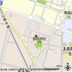 鳥取県倉吉市下古川周辺の地図