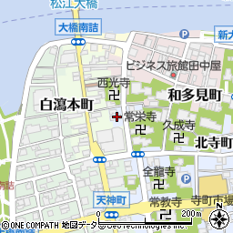 島根県松江市寺町北寺町4周辺の地図