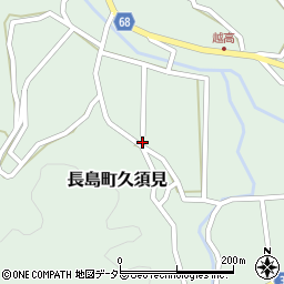 岐阜県恵那市長島町久須見1054周辺の地図