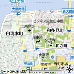 島根県松江市寺町北寺町166周辺の地図