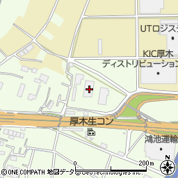 神奈川県厚木市金田1321周辺の地図