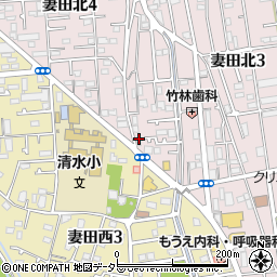 神奈川県厚木市妻田北3丁目1-10周辺の地図