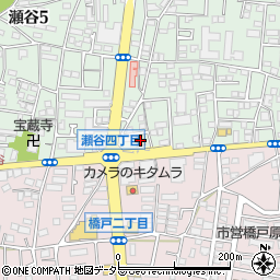 ローソンストア１００横浜瀬谷店周辺の地図